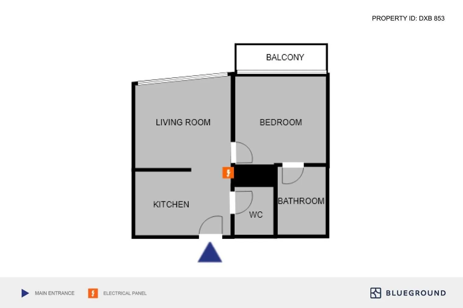 Blueground Bay Central Pool Gym Balcony Dxb-853 迪拜