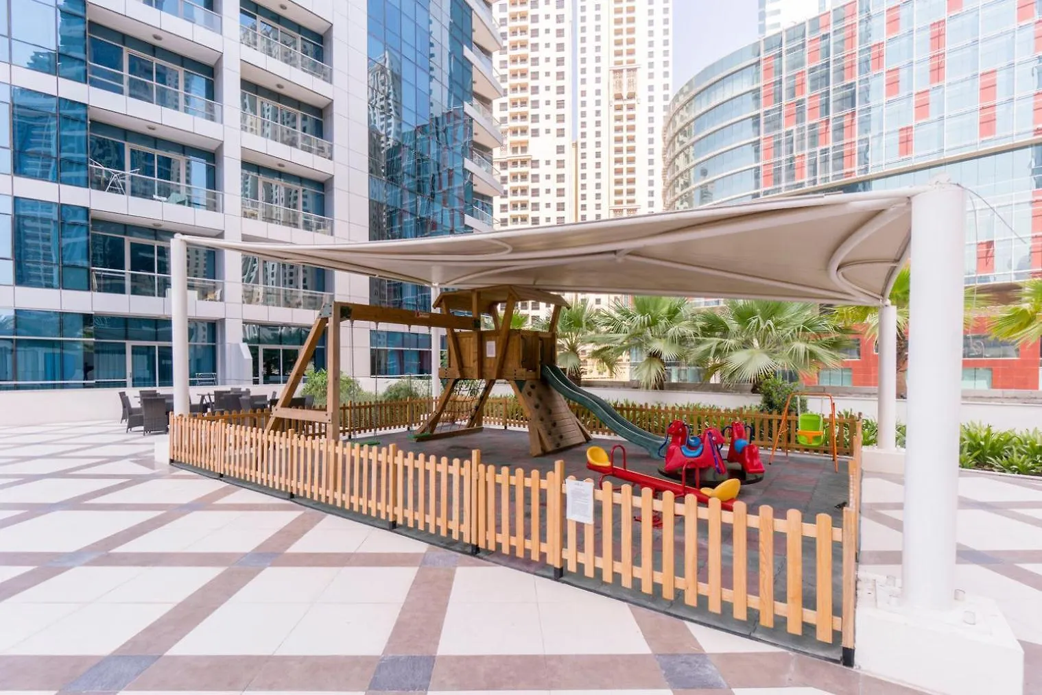 公寓 Blueground Bay Central Pool Gym Balcony Dxb-853 迪拜