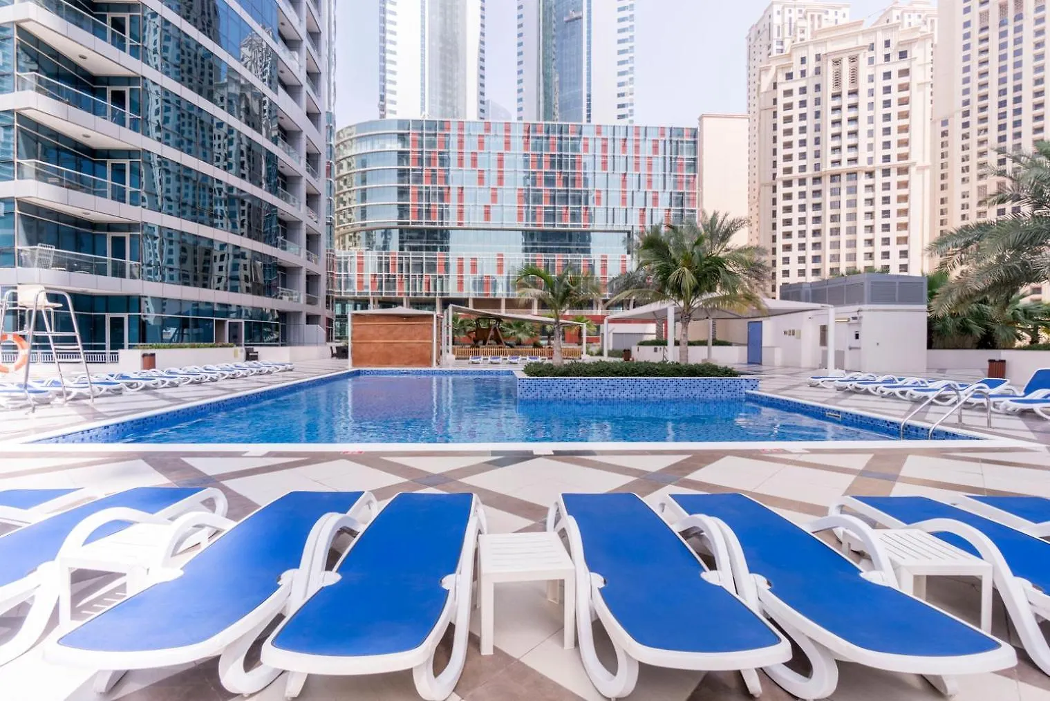 Blueground Bay Central Pool Gym Balcony Dxb-853 迪拜 公寓